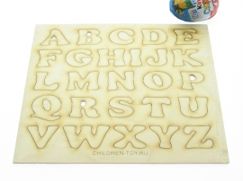 Купить набор деревянных Английских букв для создания магнитной азбуки на холодильник для творчества для декупажа для декорирования. 