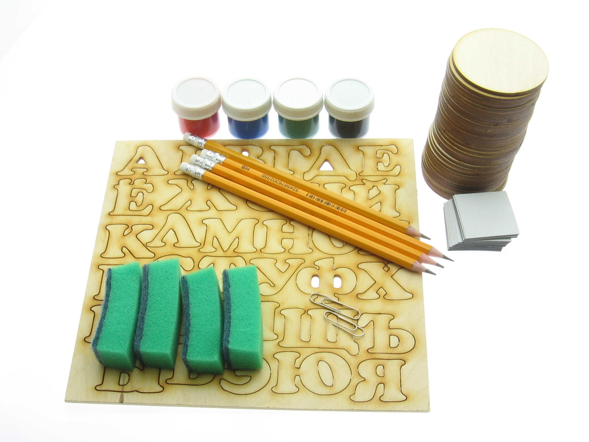 Фото-инструкция, изготовление деревянной магнитной азбуки своими руками от компании "Шоп Чилдрен Той" 