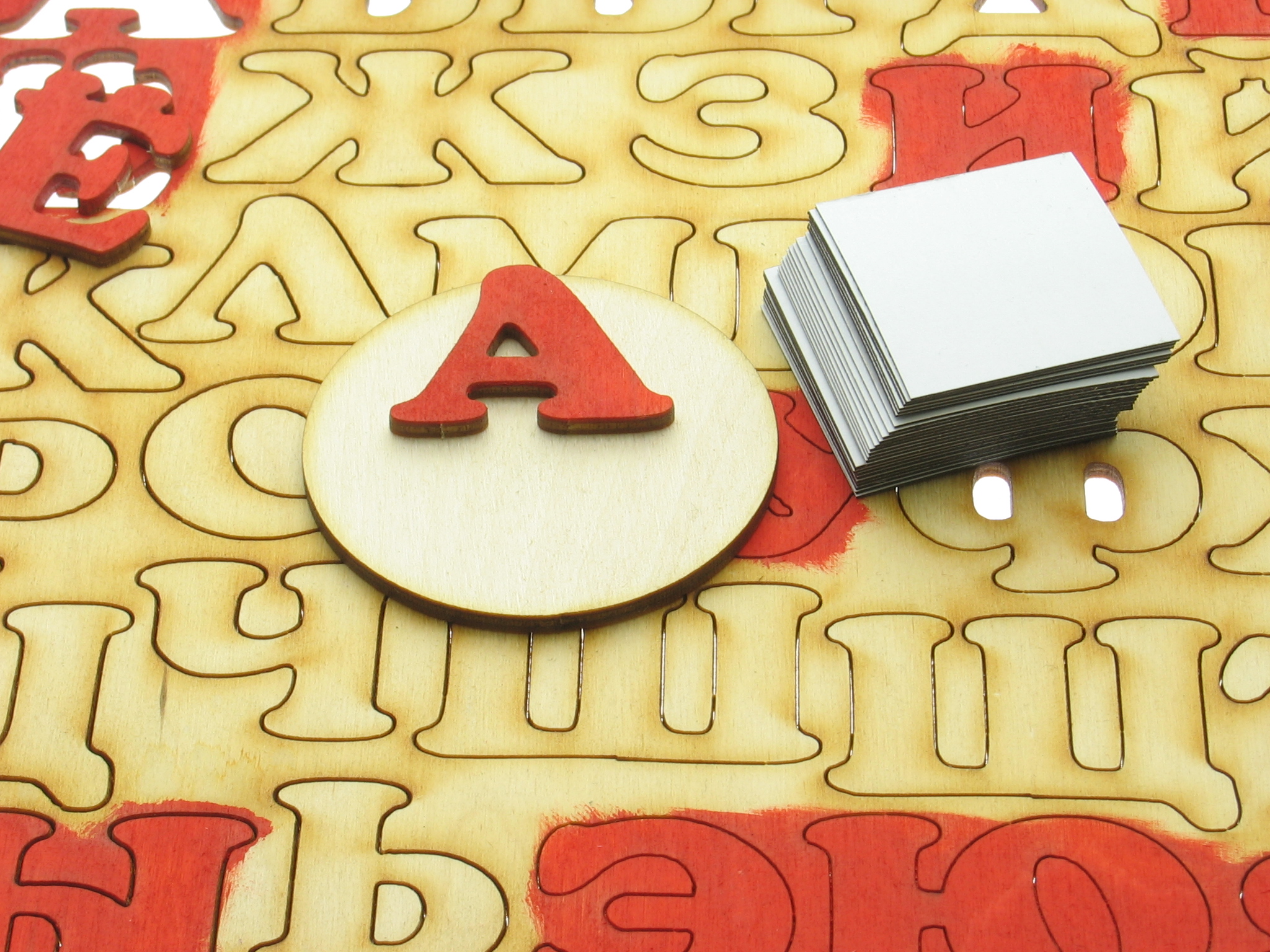 Фото-инструкция, изготовление деревянной магнитной азбуки своими руками от компании "Шоп Чилдрен Той".  Поделка раскраска для детей дошкольного возраста в детский сад.